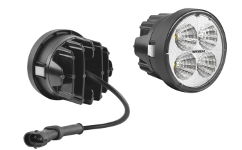 Lampa robocza z diodami LED, przewodem i złączem H9-H11 (umocowanie, 2 zatrzaski)